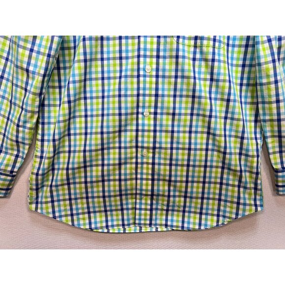 Croft & Barrow Men's Classic Fit Button Down Shirt Easy Care Size 15 Multi Plaid - Picture 7 of 13